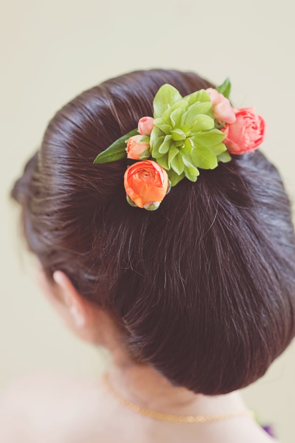 Photo by Maria Mack; flowers by Love 'n Fresh Flowers